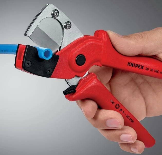 Plastikinių vamzdžių kirpimo replės KNIPEX 9020 185mm