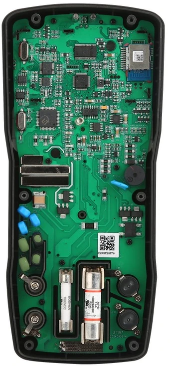 Pramoninis multimetras, 1000V AC/DC, 10A AC/DC, 60MOm; 60mF; 1MHz; 1000C, TRMS, IP67, Bluetooth, CAT IV 1000V ir CAT III 1500V, UNI-T