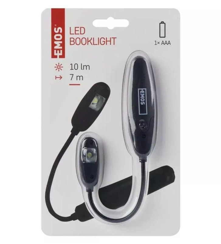 Prisegamas skaitymo LED žibintuvėlis, 10lm, 1xAAA, EMOS