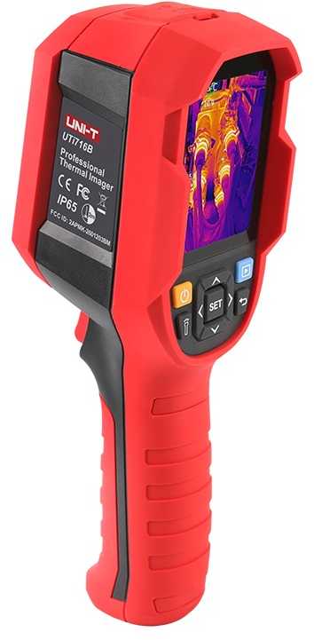 Profesionali termovizorinė kamera, 160x120, -20-550C, 25Hz, 2.8' TFT LCD, kamera 2MP, IP65, WIFI, video įrašymas, UNI-T