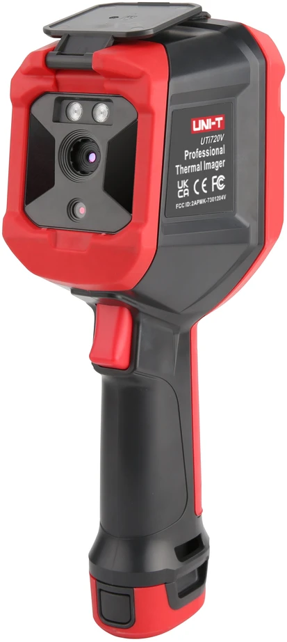 Profesionali termovizorinė kamera, 256x192, -20-550°C, 56°×42.2°, 25Hz, 3.5' IPS liet.j. ekr., 5MP, P54, Wi-Fi live, 32GB Micro SD, UNI-T