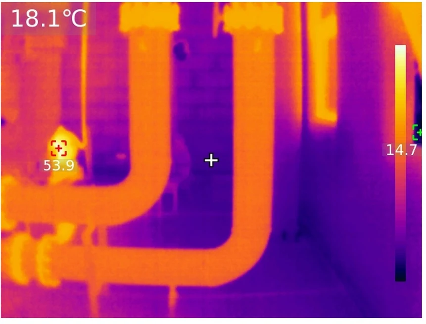 Profesionali termovizorinė kamera, 256x192, -20-550°C, 56°×42.2°, 25Hz, 3.5' IPS display, IP54, Wi-Fi, UNI-T