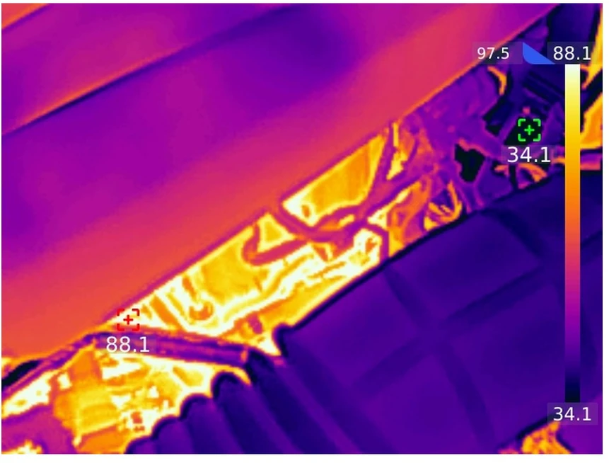 Profesionali termovizorinė kamera, 256x192, -20-550°C, 56°×42.2°, 25Hz, 3.5' IPS display, IP54, Wi-Fi, UNI-T