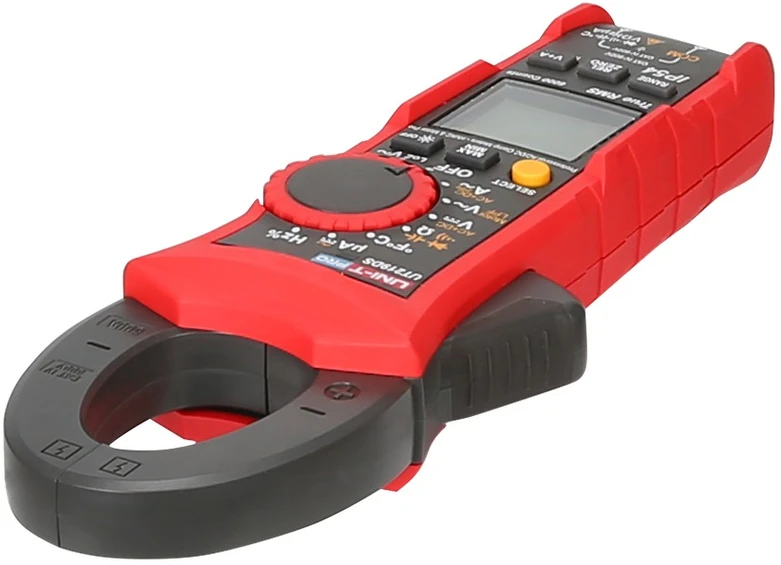 Profesionalios srovės matavimo replės, 1000V AC/DC, 600A AC/DC, 60MΩ, 60mF, 40MHz, 1000℃; IP54; True RMS, UNI-T