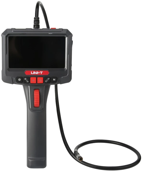 Profesionalus boroskopas su 360° sukinėjamu galu, 5.0", 70°, 8mm, 1m, CMOS, IP67, 32GB, UNI-T