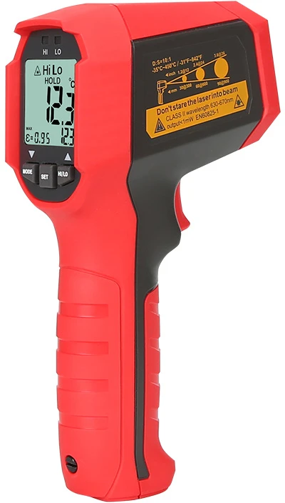 Profesionalus infraraudonųjų spindulių termometras -32°C iki 450°C UT309A UNI-T
