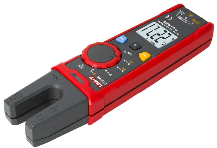Šakutės tipo srovės matavimo replės CAT II 1000V, CAT III 600V; DC/AC 1000V; AC 200A; 60MΩ; 10KHz; NCV; TRMS; UNI-T
