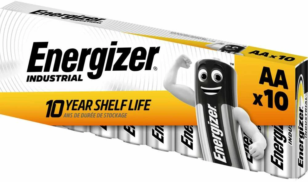 Energizer industrial AA LR6 Alkaline Elementai 10vnt.