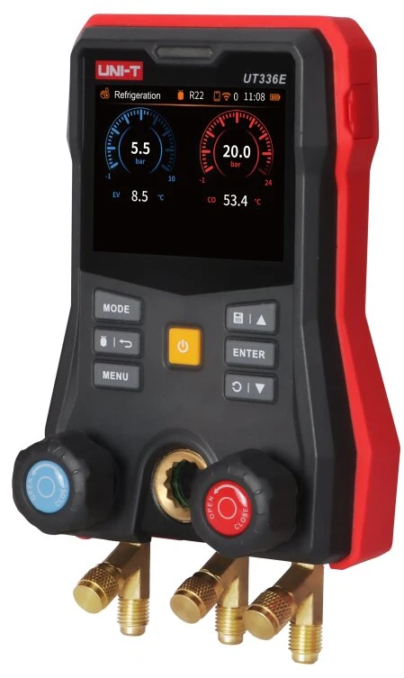 Skaitmeninis kolektorius, -1.00~+60.00 bar, IP54, Bluetooth, UNI-T