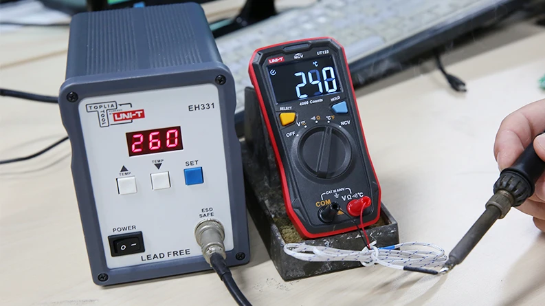 Skaitmeninis multimetras, CAT III 600V, NCV, 600V AC/DC, 20MOm, -40~300C, 4000, UNI-T