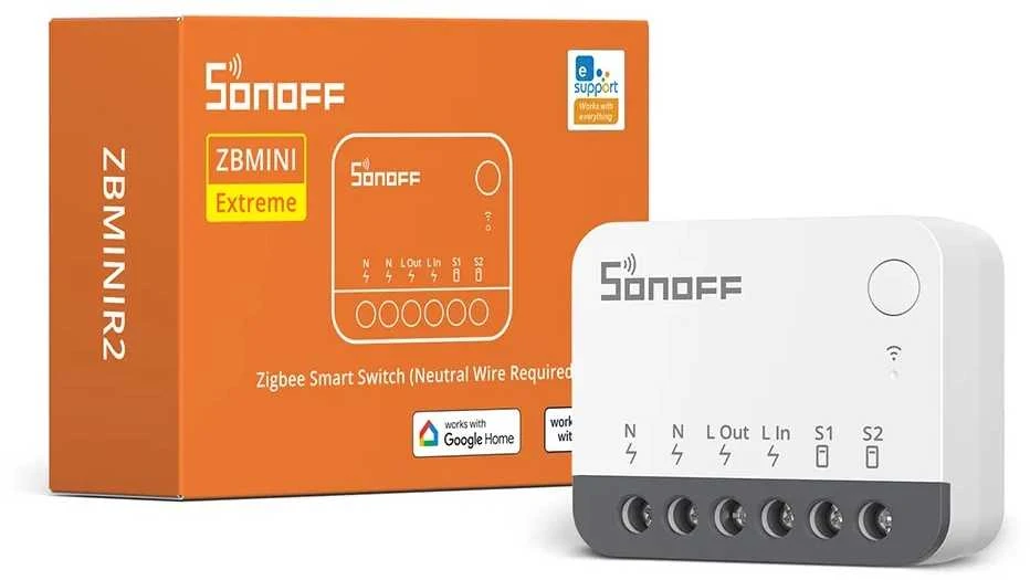 SONOFF ZBMINI Extreme (ZBMINIR2) Zigbee 3.0 išmanioji relė