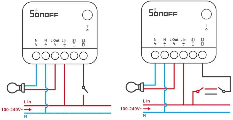 SONOFF ZBMINI Extreme (ZBMINIR2) Zigbee 3.0 išmanioji relė