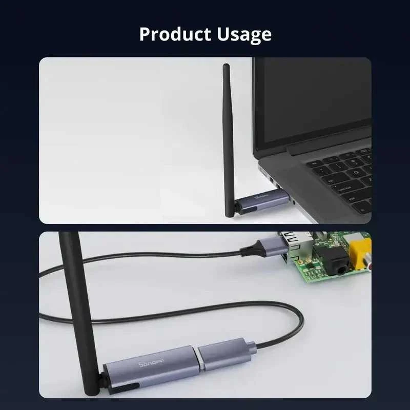„Bramka ZigBee SONOFF Dongle Plus MG24“ namų asistentas, openHAB, Zigbee2MQTT