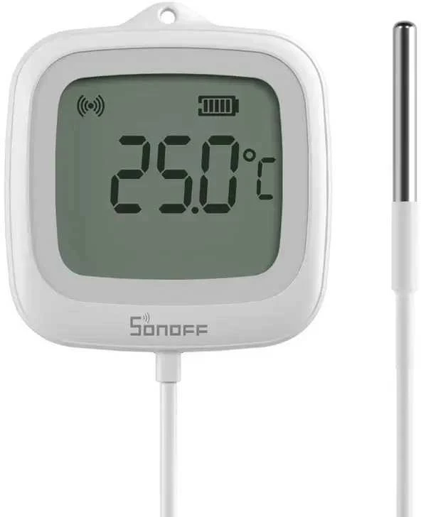 Sonoff SNZB-02LD Zigbee 3.0 temperatūros belaidis sensorius IP65
