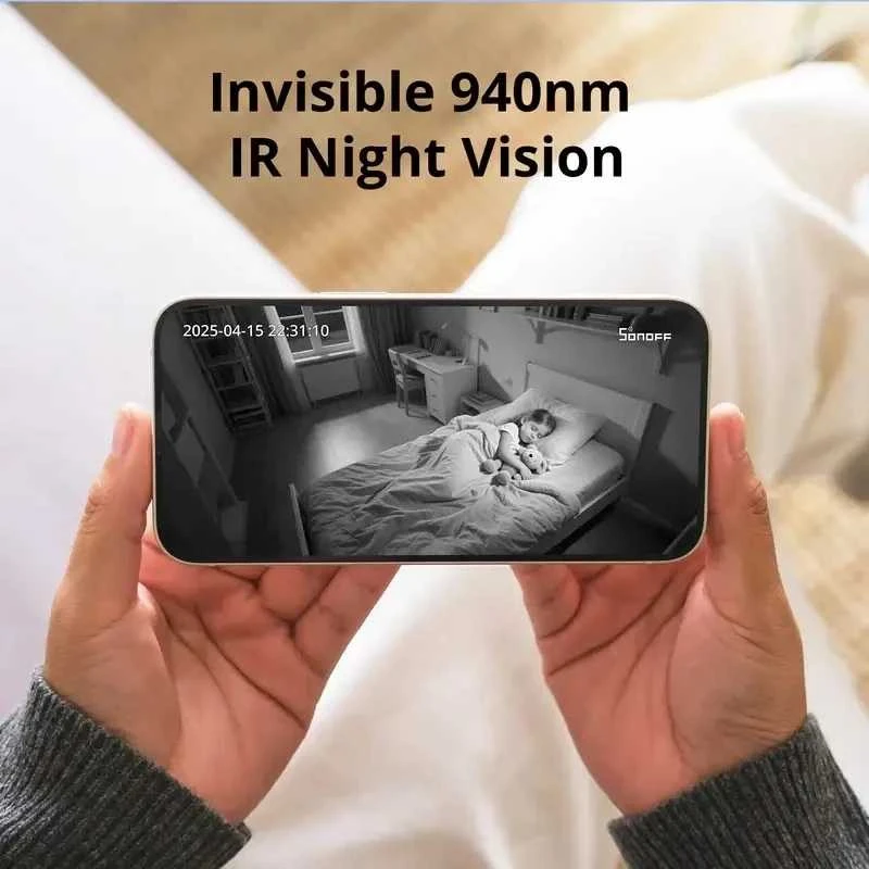 Sonoff CAM Pan-Tilt 2 išmanioji Wifi kamera 360°