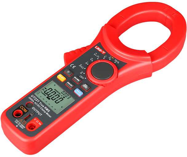 Srovės matavimo replės 1000V AV/DC, 2500A AC/DC, 60MOm, 60mF, 60MHz, 1000C, TRMS, UNI-T