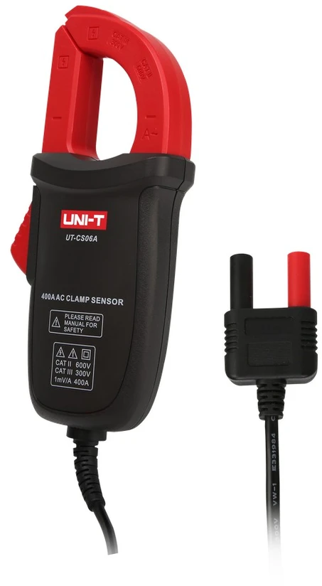 Srovės matavimo replės/jutiklis, tinka UT196, UT139C, UT117C, UT191T, 400A AC , 50 Hz -400 Hz; CAT III 300V/CAT II 600V, UNI-T