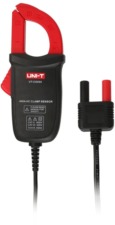 Srovės matavimo replės/jutiklis, tinka UT196, UT139C, UT117C, UT191T, 400A AC , 50 Hz -400 Hz; CAT III 300V/CAT II 600V, UNI-T