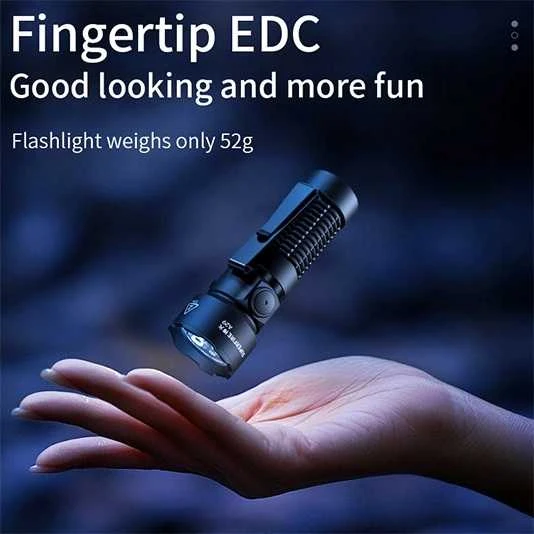 Superfire Žibintuvėlis A29, EDC 15W 1450lm, įkraunamas USB-C, su magnetu 52g