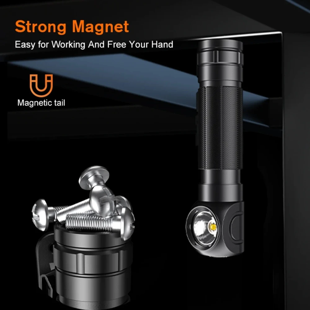 Superfire TH04-S,1000lmm USB-C headlamp prožektorius