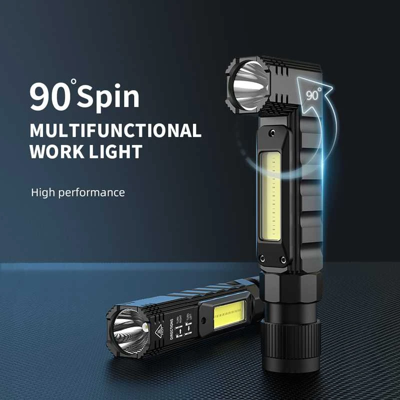 Superfire G19 multifunction žibintuvėlis, 200lm, USB