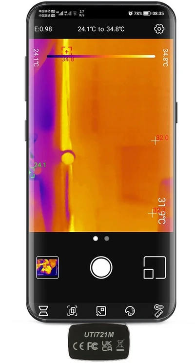 Uni-T terminio vaizdo kamera UTi721M
