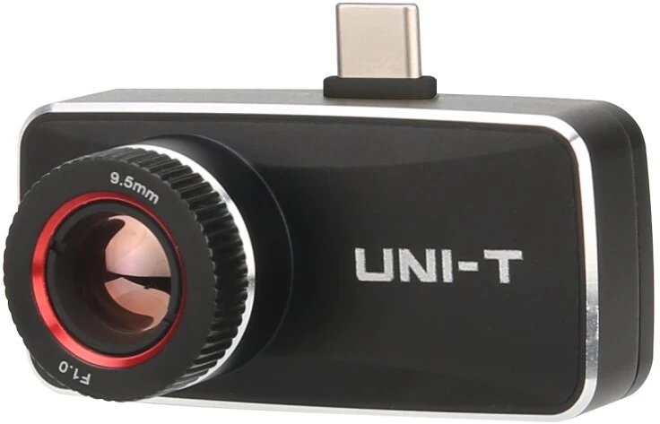 Termokamera, 400x300, -20~550C, 29°(H) × 21.5°(V), 25Hz, 9.5 mm linzė, EST, USB C, Android/iOS, UNI-T