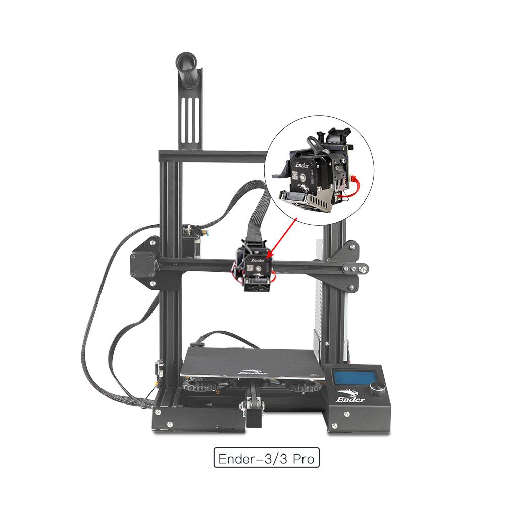 Creality Sprite Pro ekstruderis montuojamas ant Ender-3