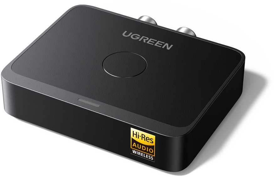 Ugreen Belaidis Bluetooth 6.0 LDAC garso imtuvas su 3.5mm (AUX), 2xRCA išėjimu