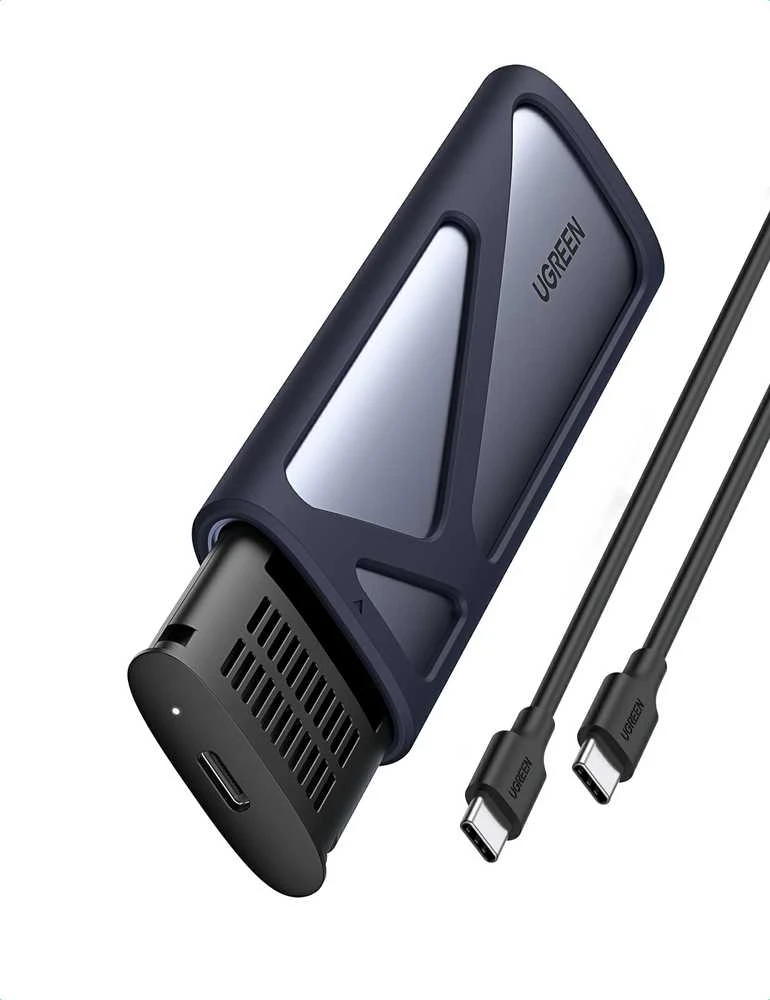 Ugreen 10902 saugojimo diskų korpusas SSD korpusas Pilka M.2