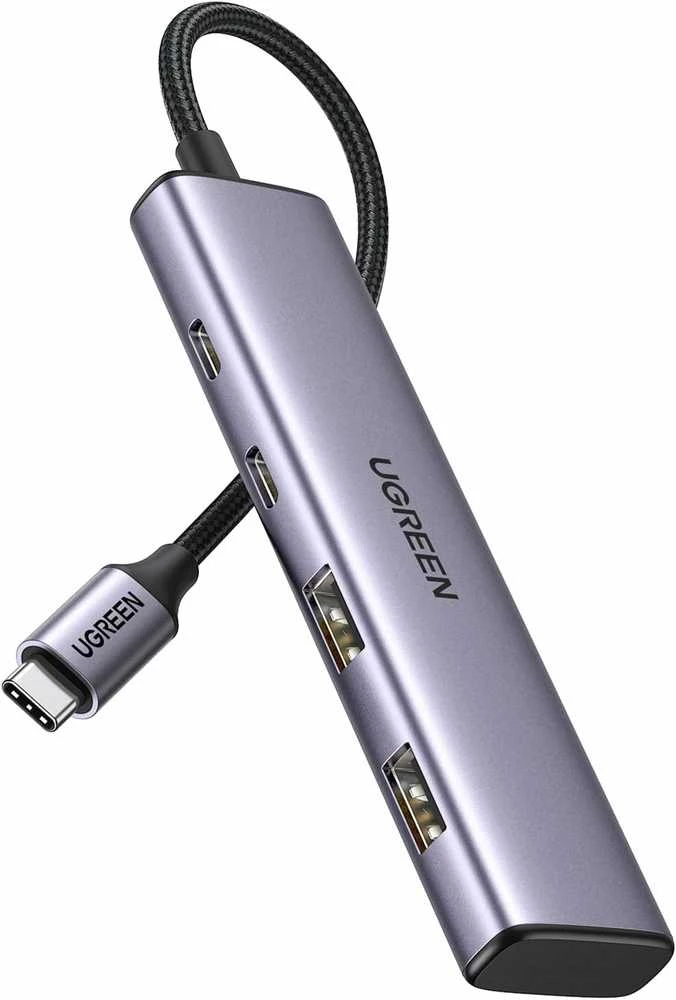 Adapteris HUB UGREEN CM473 USB-C su 2x USB-A, 2x USB-C