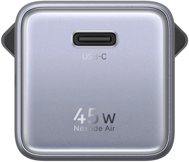 Ugreen Sieninis įkroviklis GaN 45W USB-C PD QC Nexode Air, pilkas
