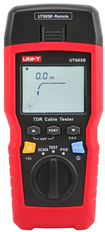 Uni-t Universalus tinklo kabelių testeris, RJ45, RJ11, coax , 500m, POE 802.3AF, 802.3 AT, 802.3BT, Ethernet portų testavimas; UNIT