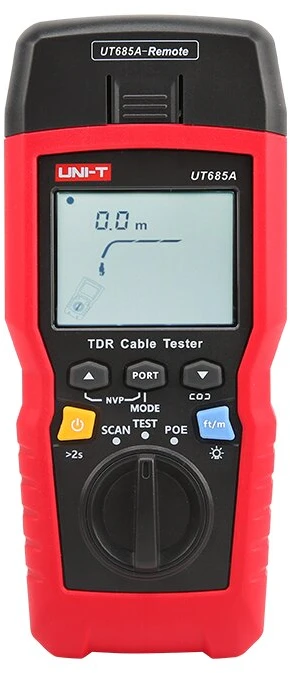 Uni-t Universalus tinklo kabelių testeris, RJ45, RJ11, 300m, POE 802.3AF, 802.3 AT, 802.3BT, Ethernet portų testavimas; UNIT