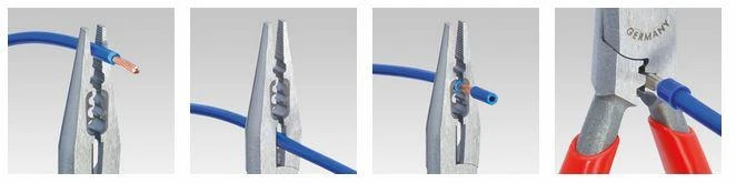 Elektrikų replės 0,5-0,75/1,5/2,5mm2, Knipex