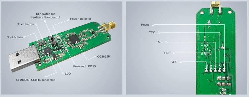Universalus SONOFF Zigbee 3.0 USB Dongle-E Plus valdiklis