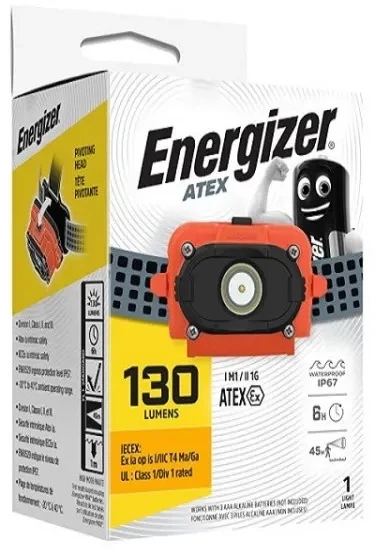 Energizer Atex LP39771 prožektorius ant galvos