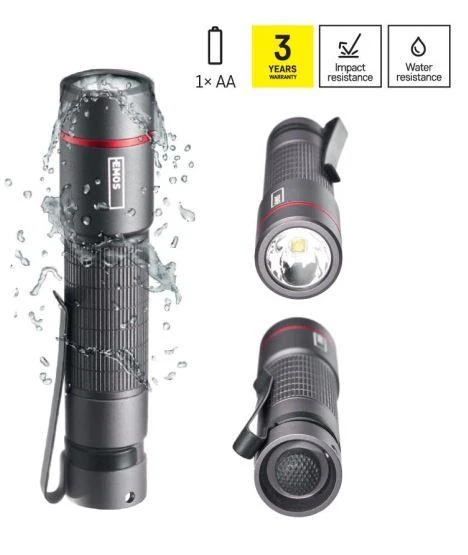 Žibintuvėlis, atsparus drėgmei IP65, ULTIBRIGHT 60, CREE LED, 170lm, 1xAA, EMOS