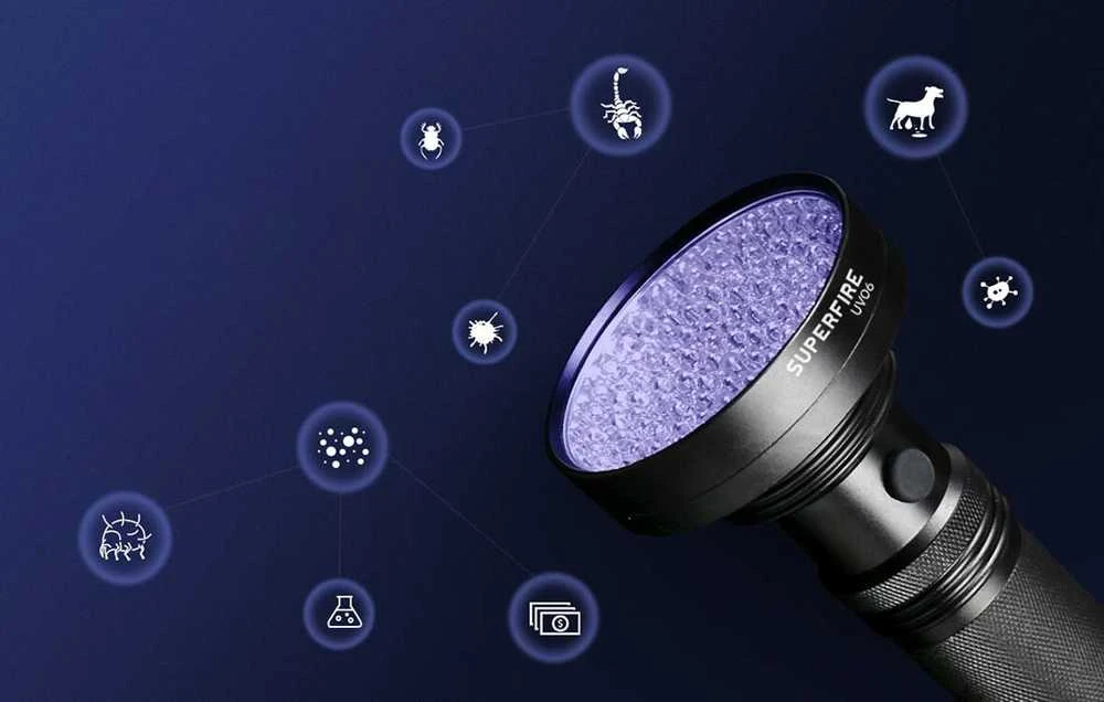 UV žibintuvėlis Superfire UV06, 395NM