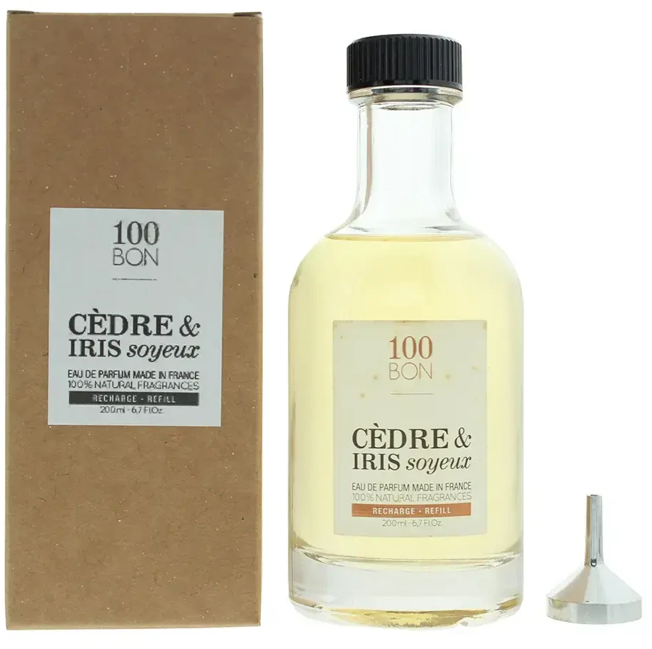 100 Bon Cedre & Iris Soyeux EDP parfumuotas vanduo unisex Refill, 200 ml