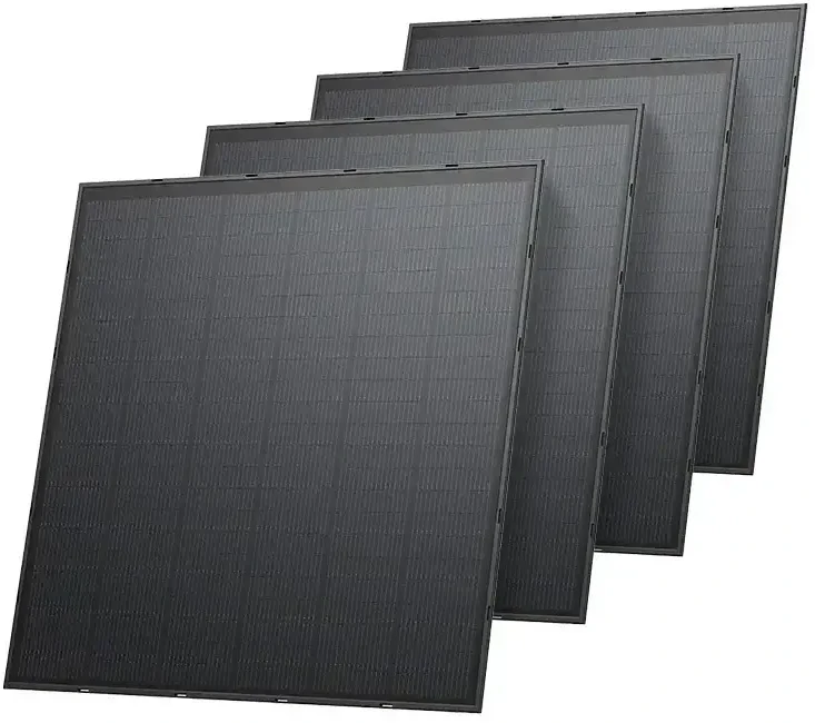 2 „EcoFlow“ 250 W fotovoltinių plokščių rinkinys, standus dizainas