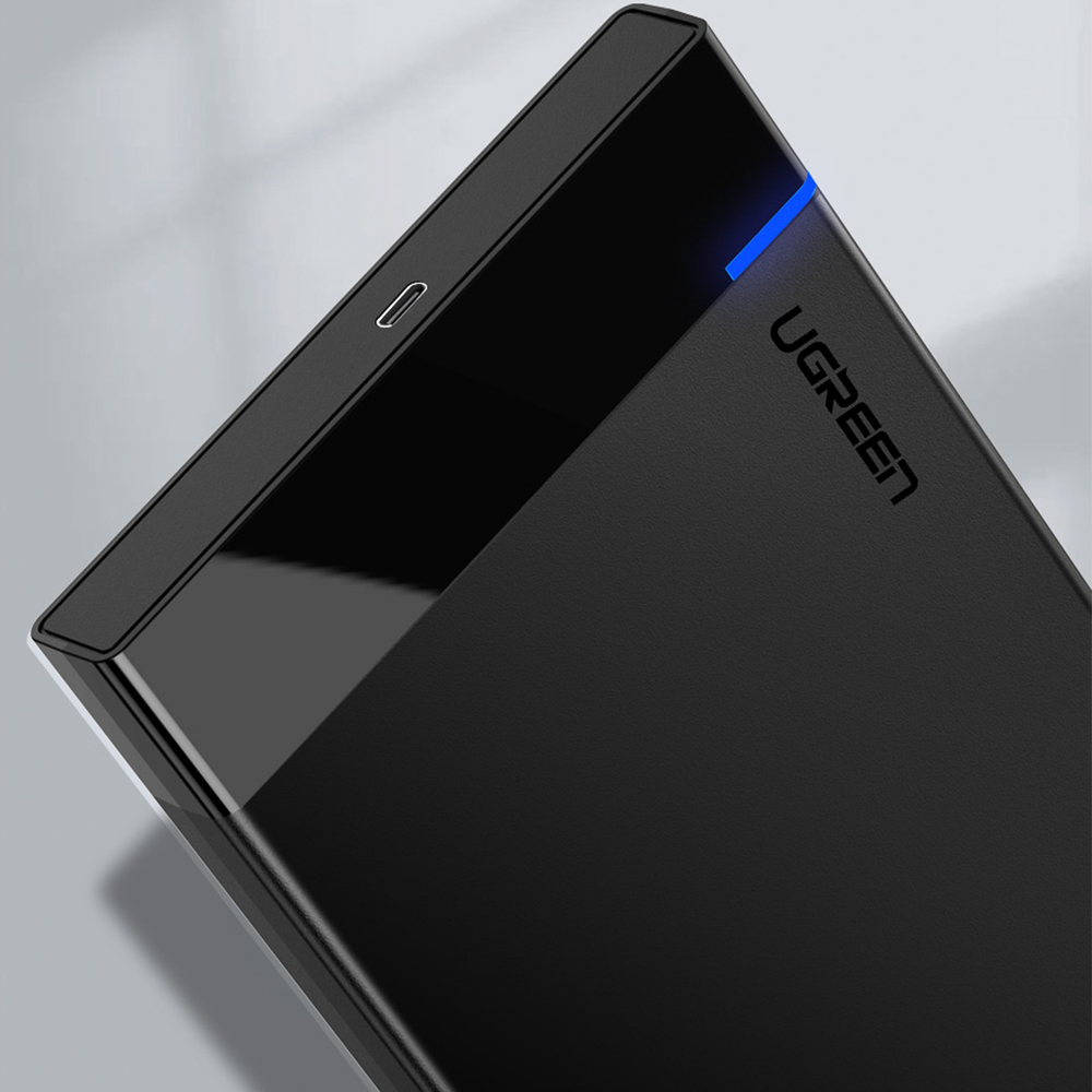 2.5 "išorinis HDD / SSD gaubto UGREEN US221, SATA 3.0 USB-C 50cm