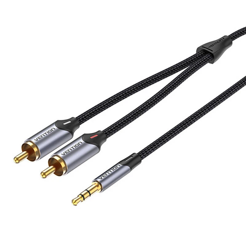 Vention RCA į 3.5mm garso kabelis su pinta danga