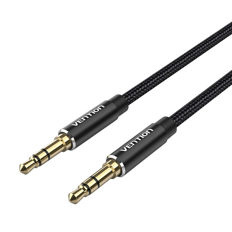 Vention 3.5 mm garso kabelis 0.5 m ventiliacijos BAWBD juodas