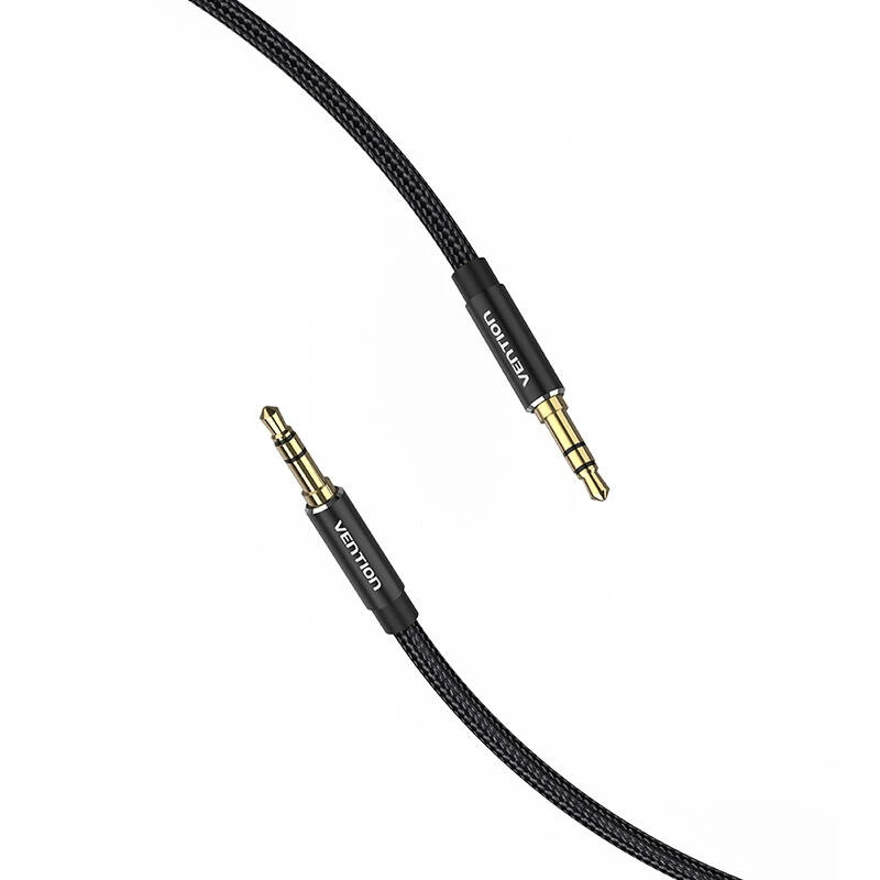 Vention 3.5 mm garso kabelis 0.5 m ventiliacijos BAWBD juodas