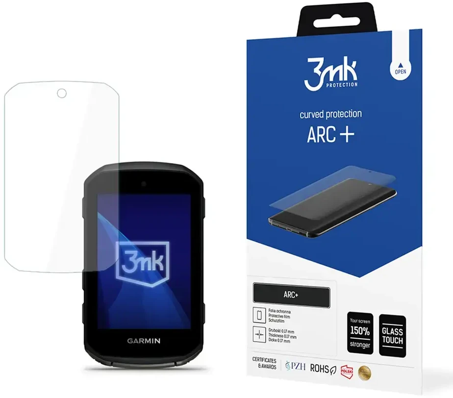 3mk ARC+ apsauginė plėvelė, skirta „Garmin Edge 550“ / „Edge 850“