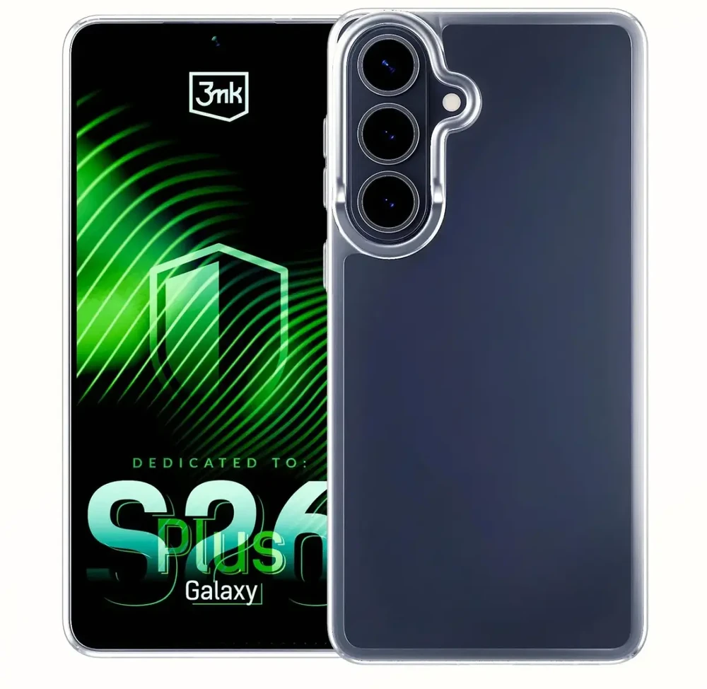 3mk šarvuotas dėklas, skirtas „Samsung Galaxy S26+“ - skaidrus