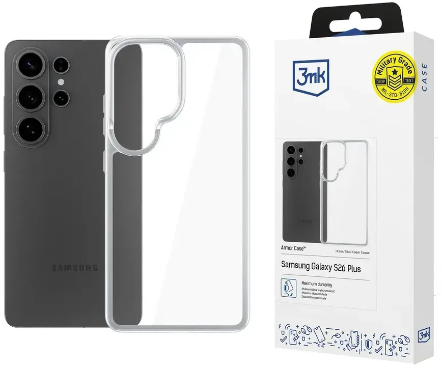 3Mk Telefono dėklas Galaxy S26 Ultra, skaidrus