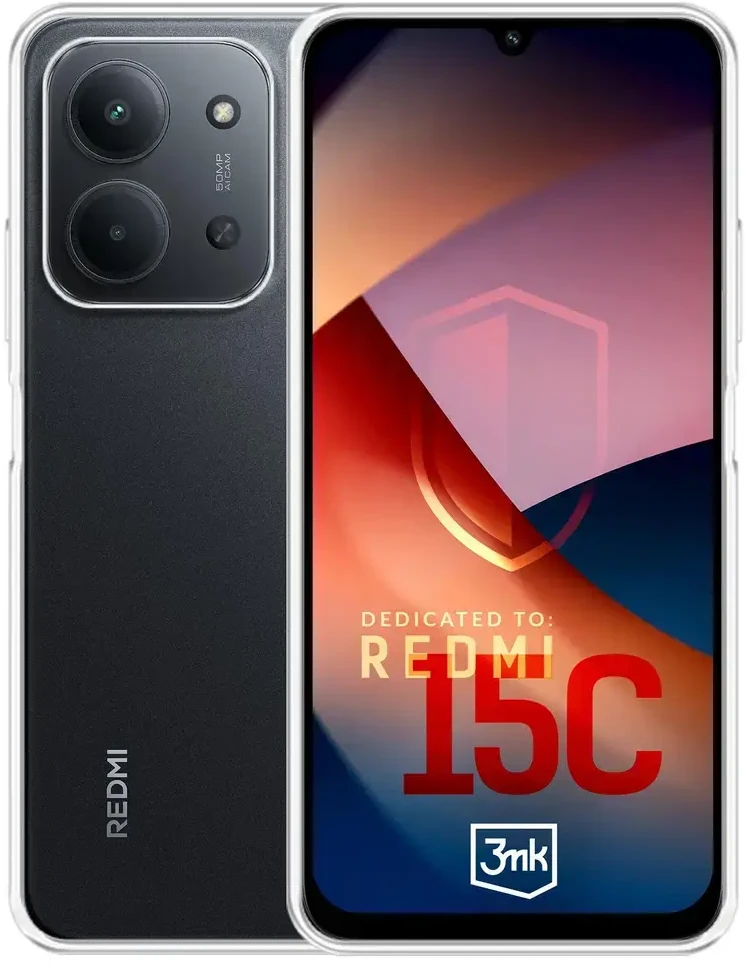 3Mk apsauga Redmi 15C 4G / Poco C85 4G - 3mk skaidrus dėklas