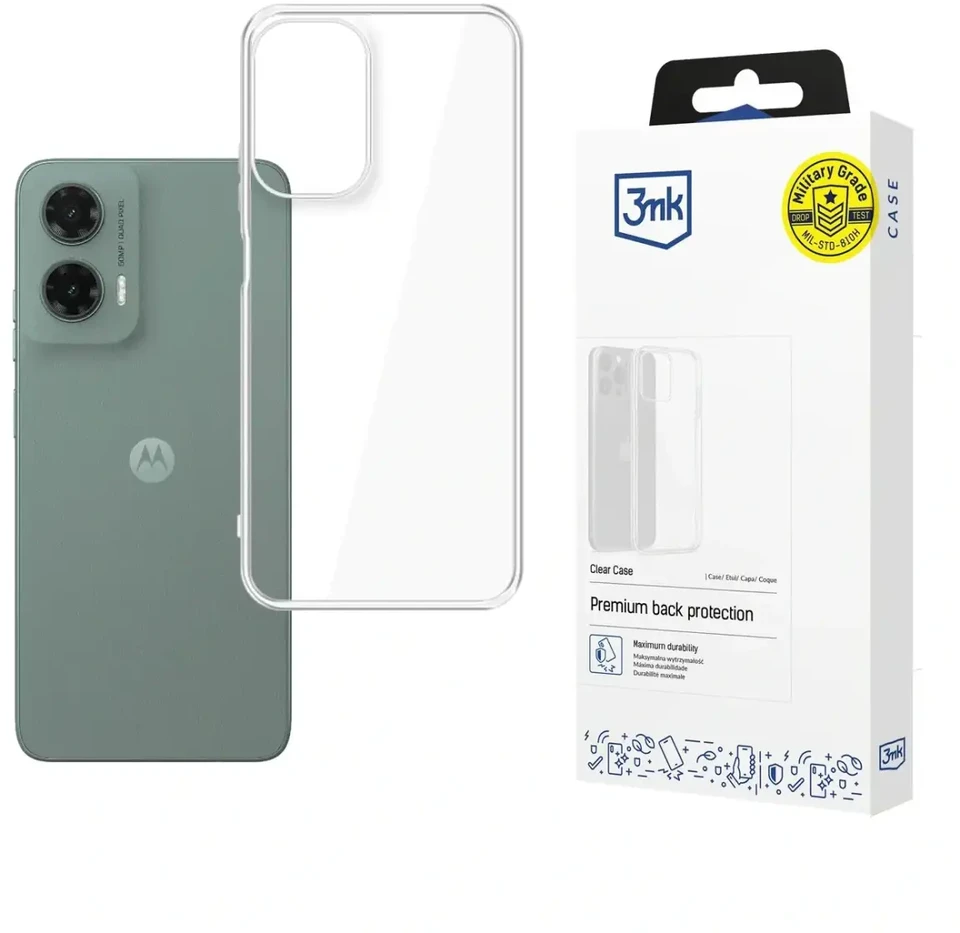 3mk Clear Motorola Moto G35 5G - dėklas telefonui skaidrus